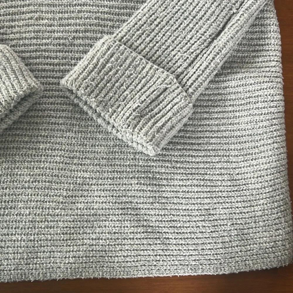 Anthropologie Gray Cowl Neck Sweater - Picture 2 of 12